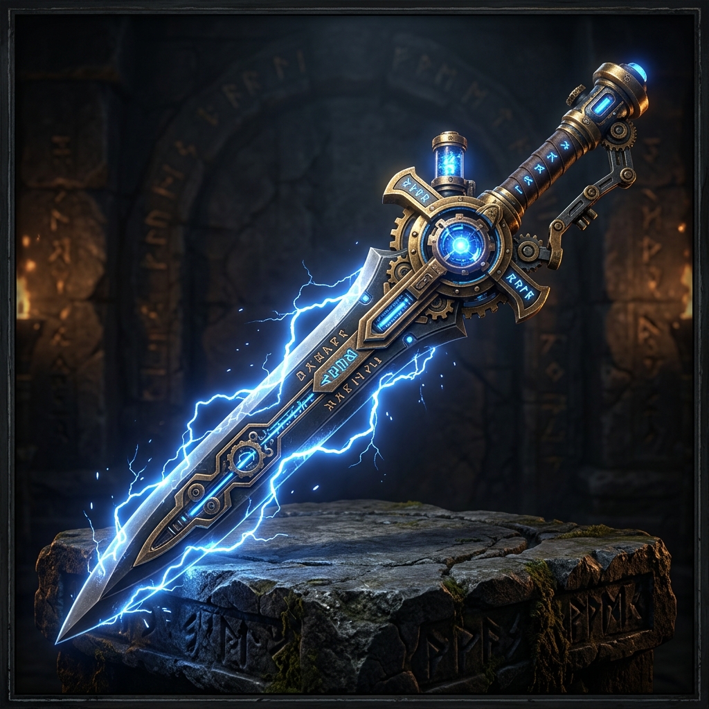 Electro-Mecha Longsword