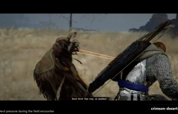 Crimson Desert gameplay screenshot for an English guide on crimson-desert.xyz.