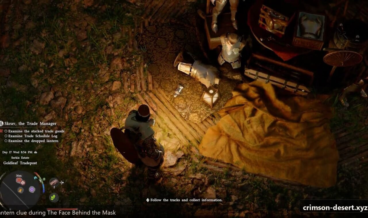 Crimson Desert gameplay screenshot for an English guide on crimson-desert.xyz.