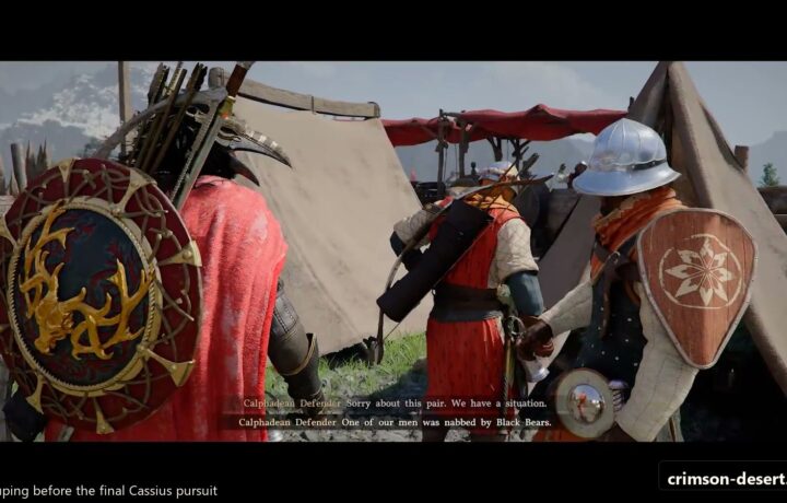 Crimson Desert gameplay screenshot for an English guide on crimson-desert.xyz.