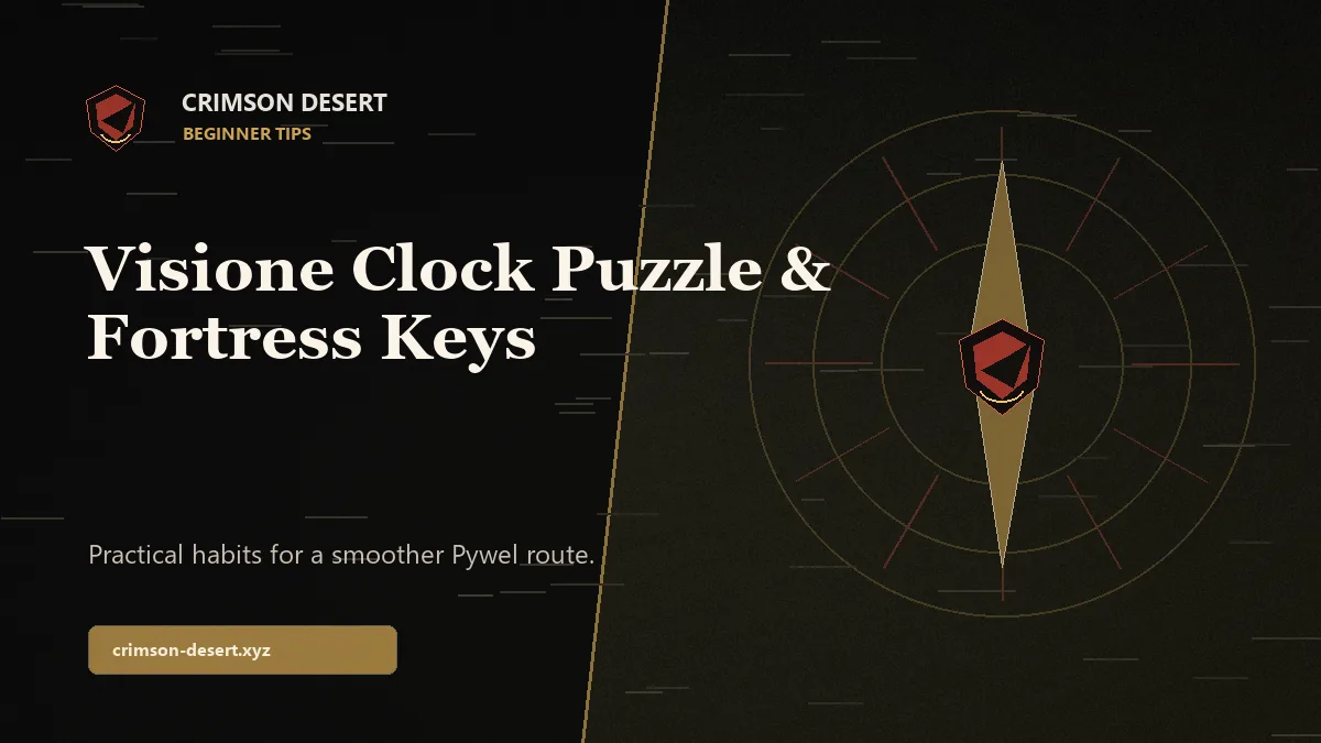 Visione Clock Puzzle & Fortress Keys - Crimson Desert guide cover