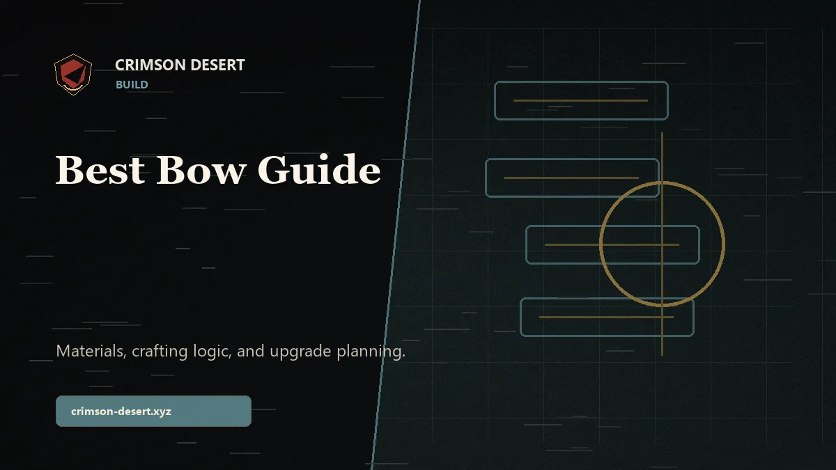 Crimson Desert Best Bow Guide - Crimson Desert guide cover