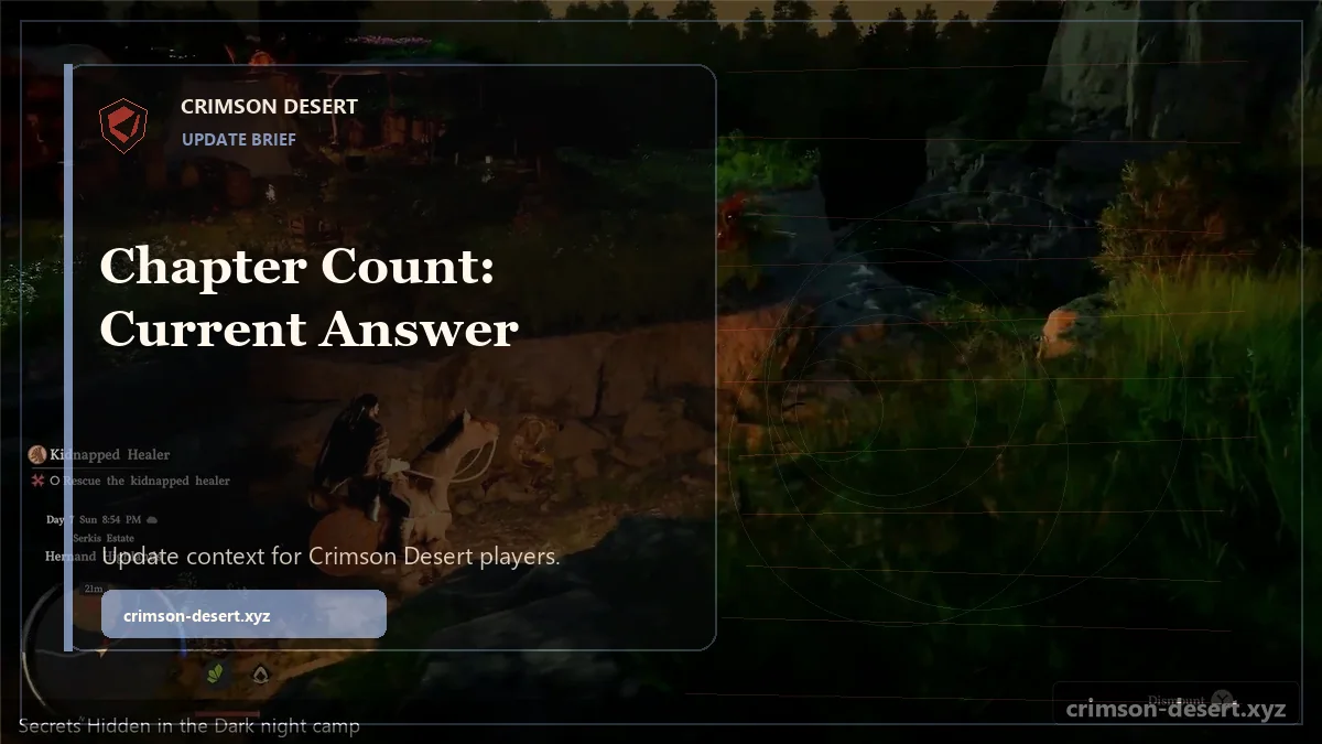 Crimson Desert Chapter Count: Current Answer - polished Crimson Desert guide cover