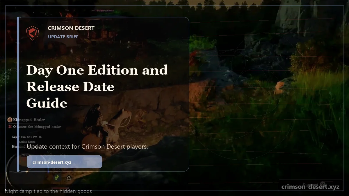 Crimson Desert Day One Edition and Release Date Guide - polished Crimson Desert guide cover