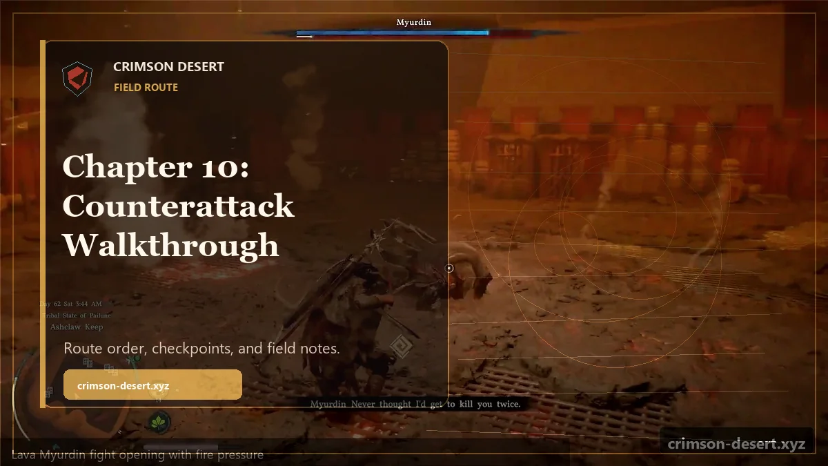 Chapter 10: Counterattack Walkthrough - polished Crimson Desert guide cover