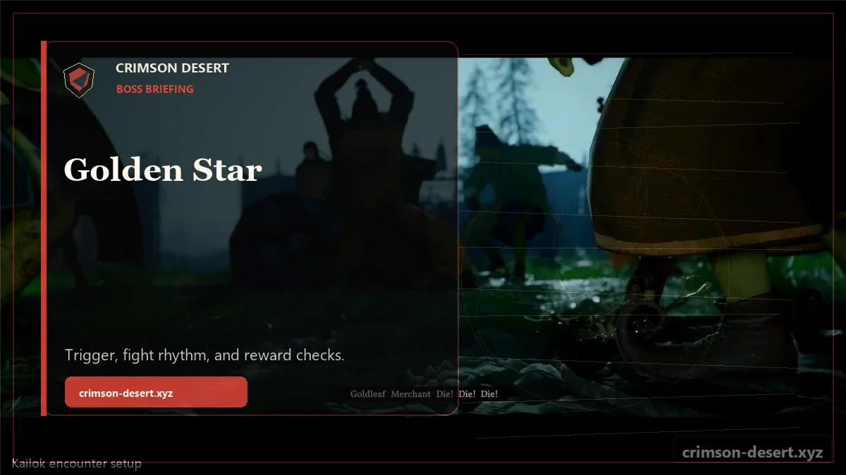 Golden Star - polished Crimson Desert guide cover