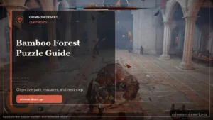 Bamboo Forest Puzzle Crimson Desert Guide