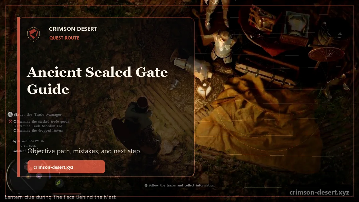 Ancient Sealed Gate Crimson Desert Guide - polished Crimson Desert guide cover