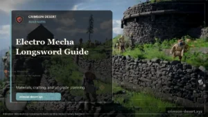 Electro Mecha Longsword Crimson Desert Guide