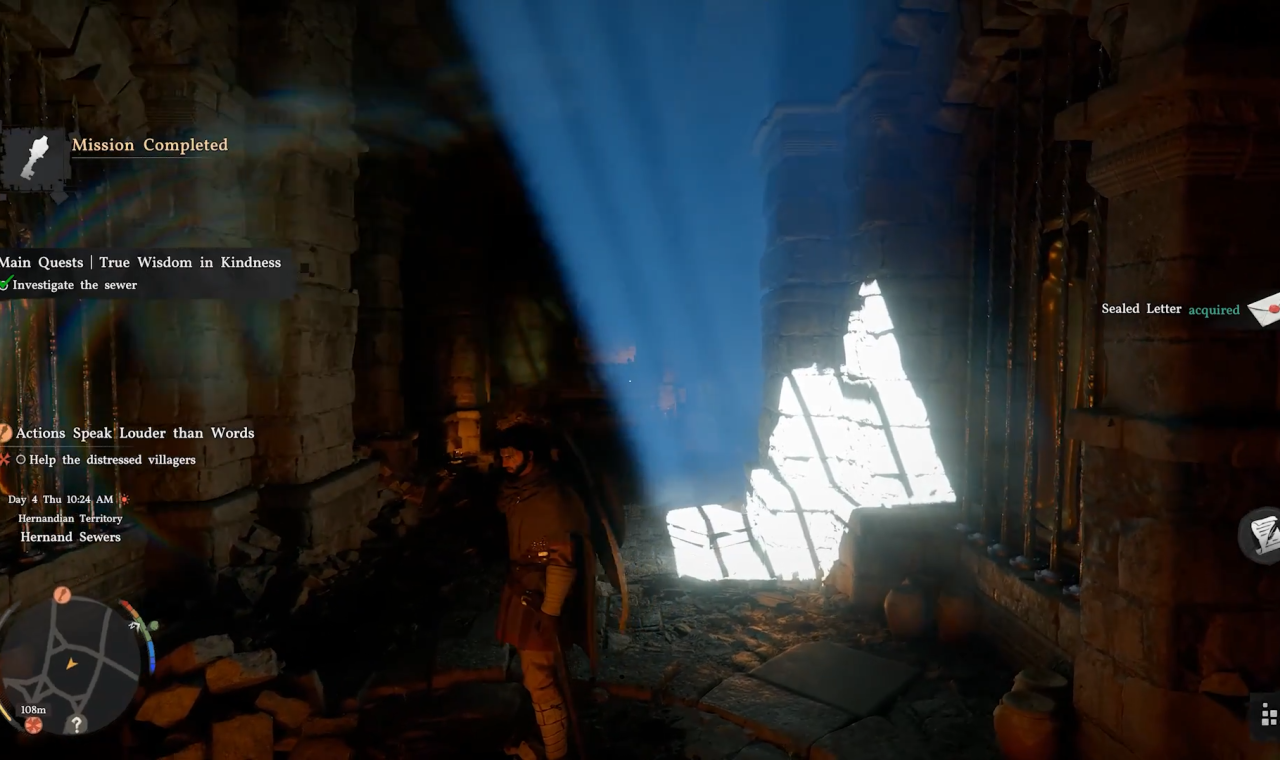 Crimson Desert screenshot for Chapter 1: Trials of Kindness, showing a key moment from the guide article.