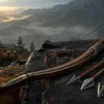 Illustrative hunting bow and arrows for the Crimson Desert best bow build guide