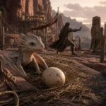 Crimson Desert Baby Wyvern mount route and Wyvern's Cradle cover art