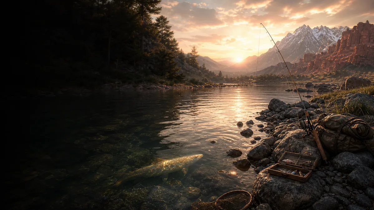 Crimson Desert legendary fish and fishing guide cover art