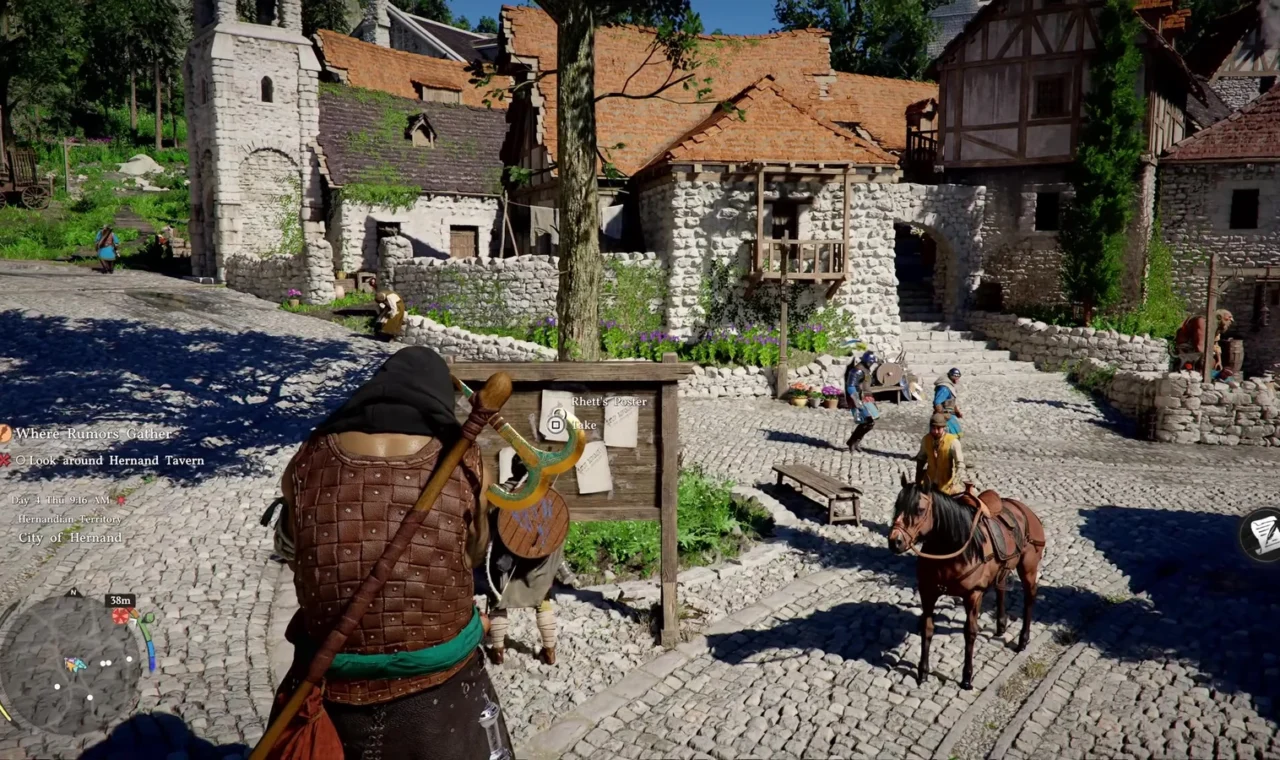 Crimson Desert real gameplay: Precision ranged bow archery aiming and weak-point hit