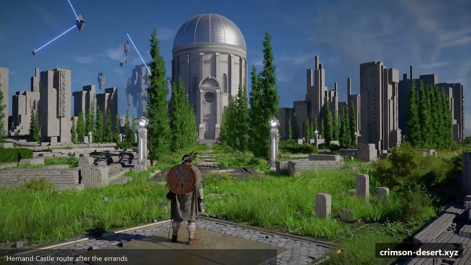 Crimson Desert in-game screenshot illustrating Hernand Castle (Step 4)