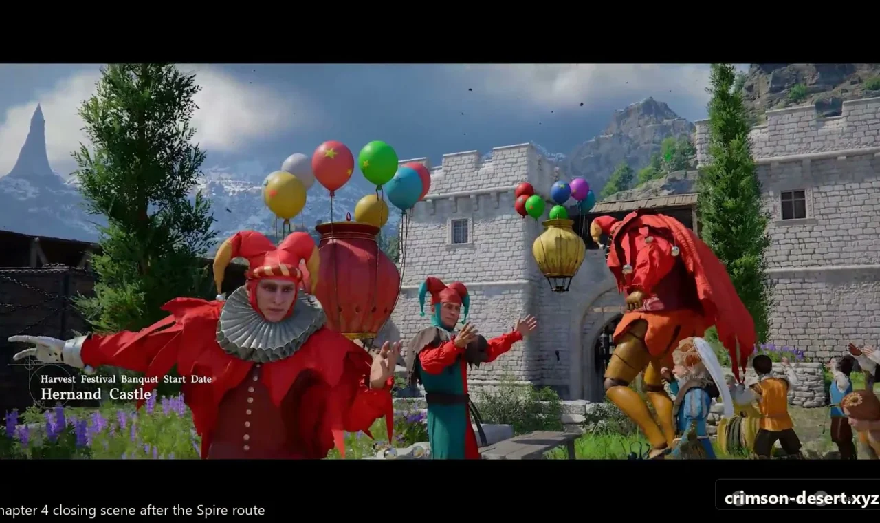Crimson Desert in-game screenshot illustrating Chapter Ending (Step 6)