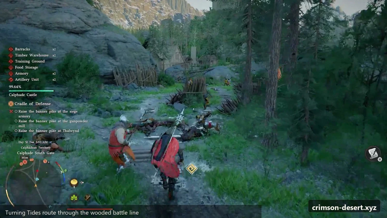 Crimson Desert in-game screenshot illustrating Turning Tides (Step 4)