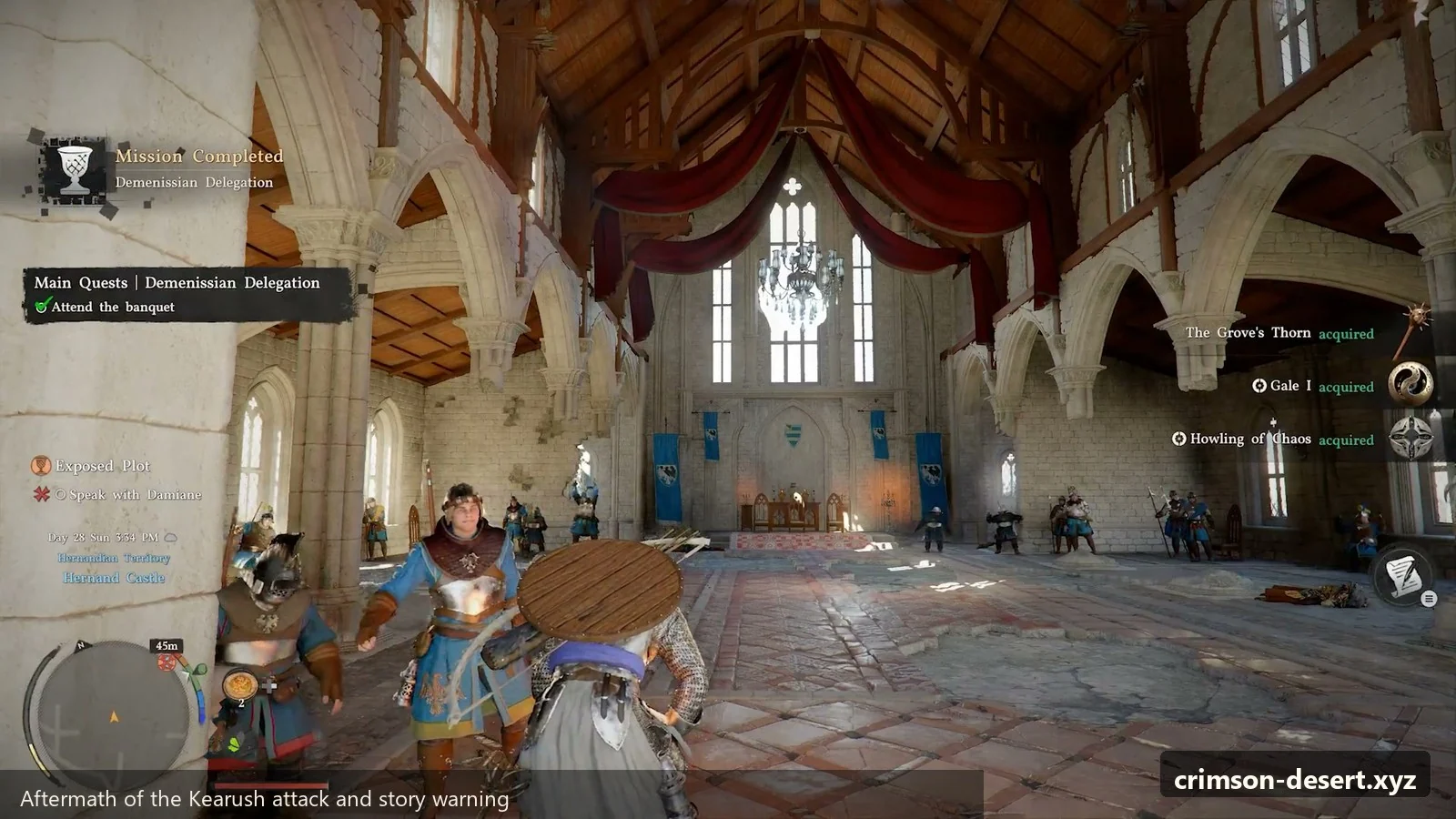 Crimson Desert in-game screenshot illustrating After The Fight (Step 5)