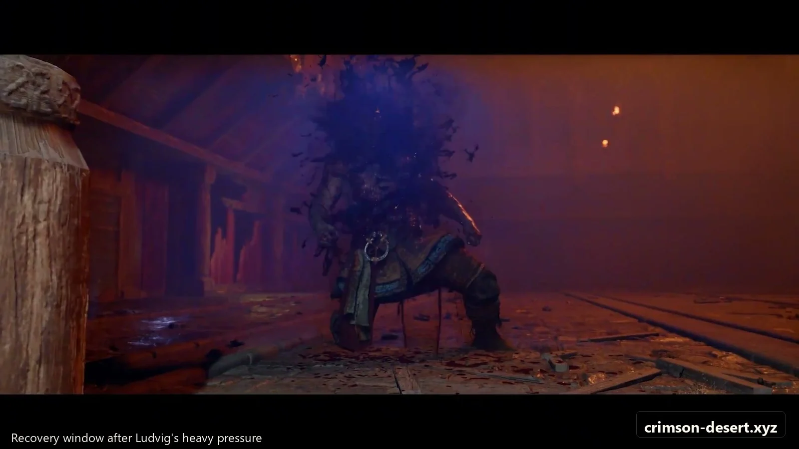 Crimson Desert in-game screenshot illustrating Ludvig Recovery Window (Step 4)